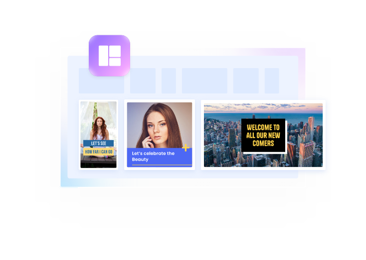 Gif of Instagram story video maker, Instagram reel maker online